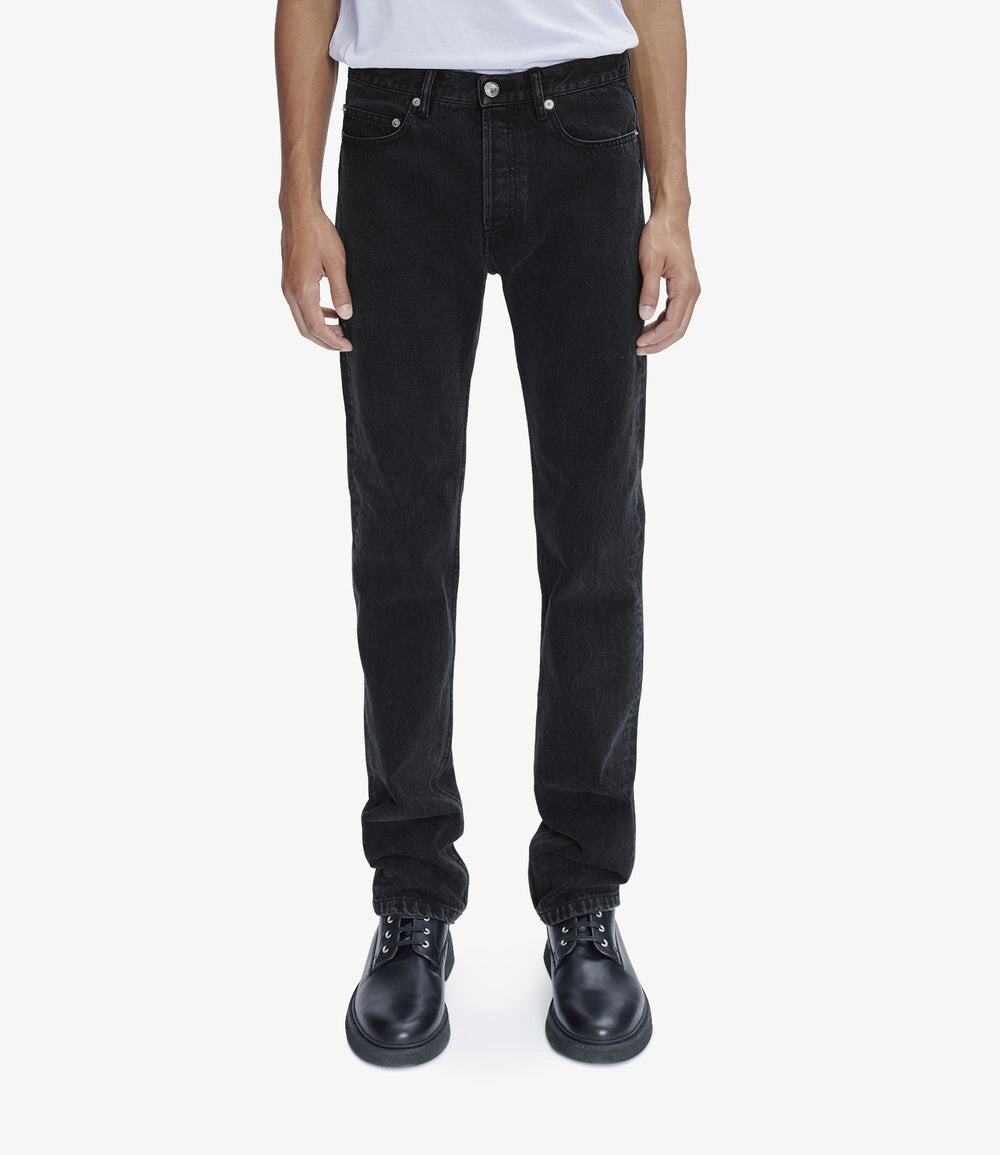 A.P.C. New Standard Black Straight Leg Denim Jeans Size 31